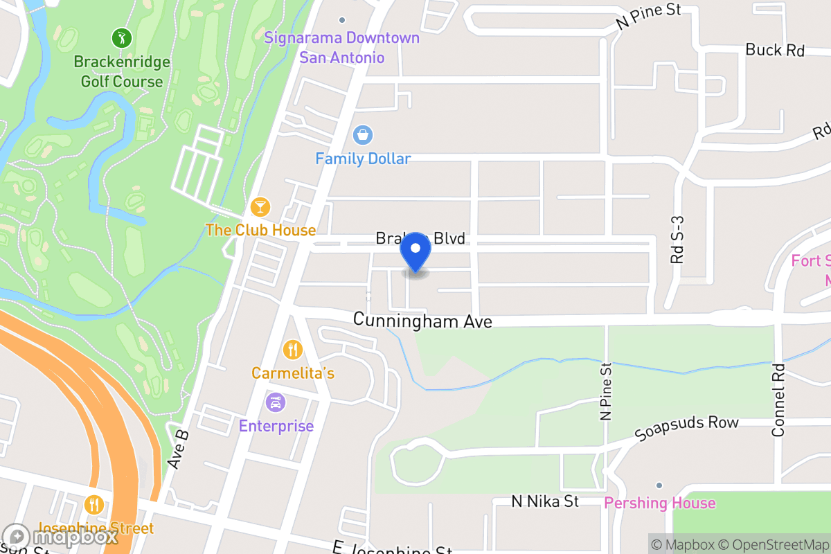 Map of 133  Haywood Ave