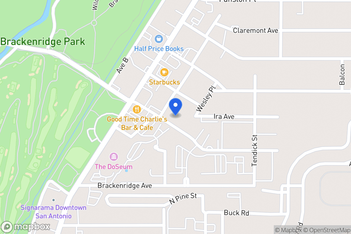 Map of 1109 E Mulberry Ave