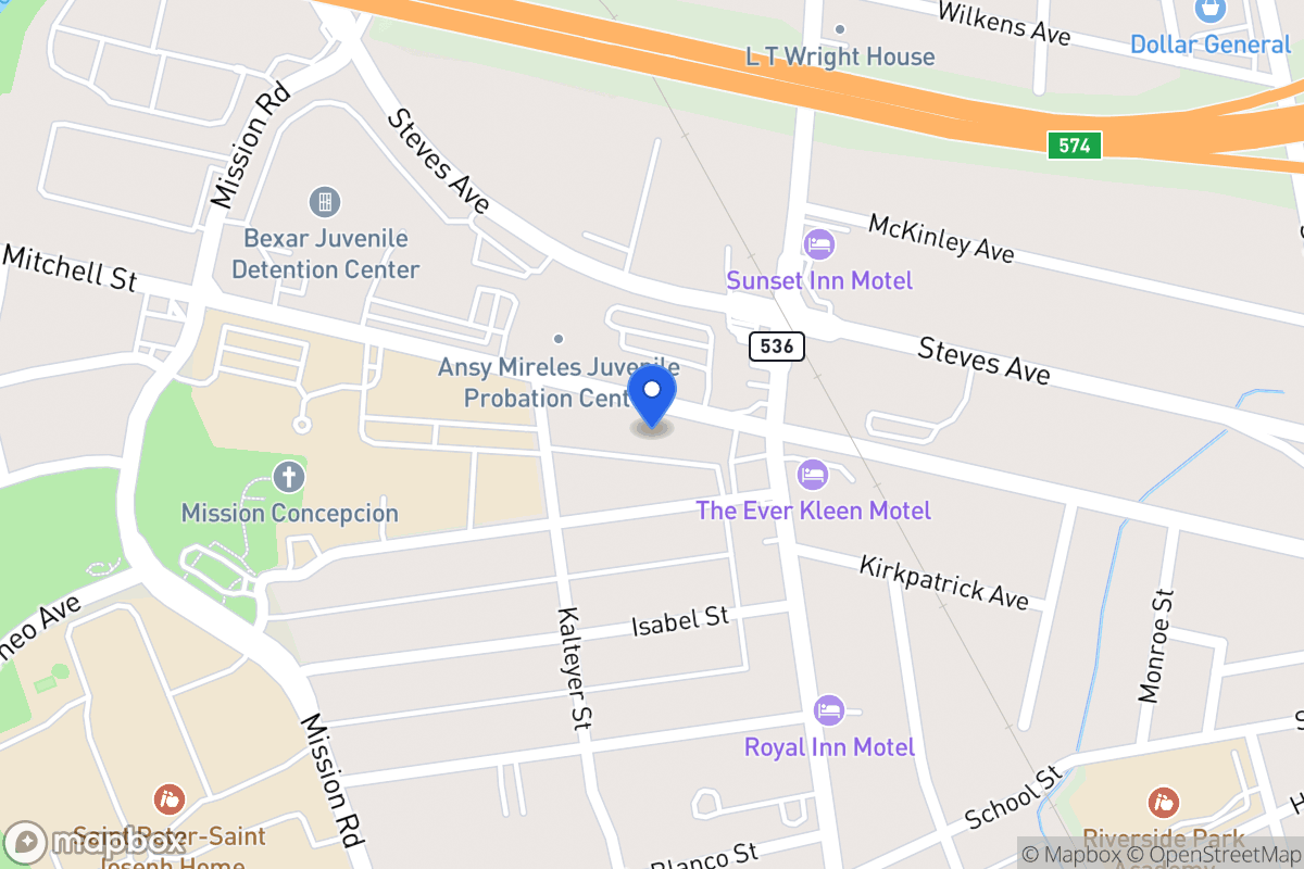 Map of 330 E Mitchell St