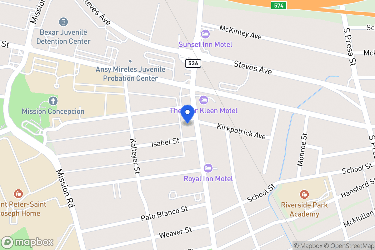 Map of 1403  Roosevelt Ave