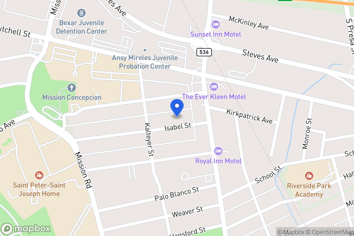 Map of 123  Isabel St