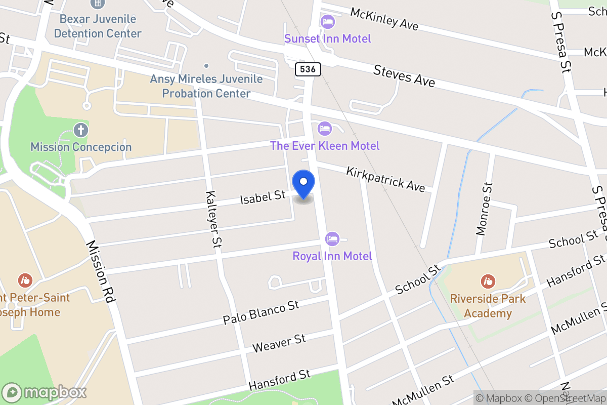 Map of 1419  Roosevelt Ave