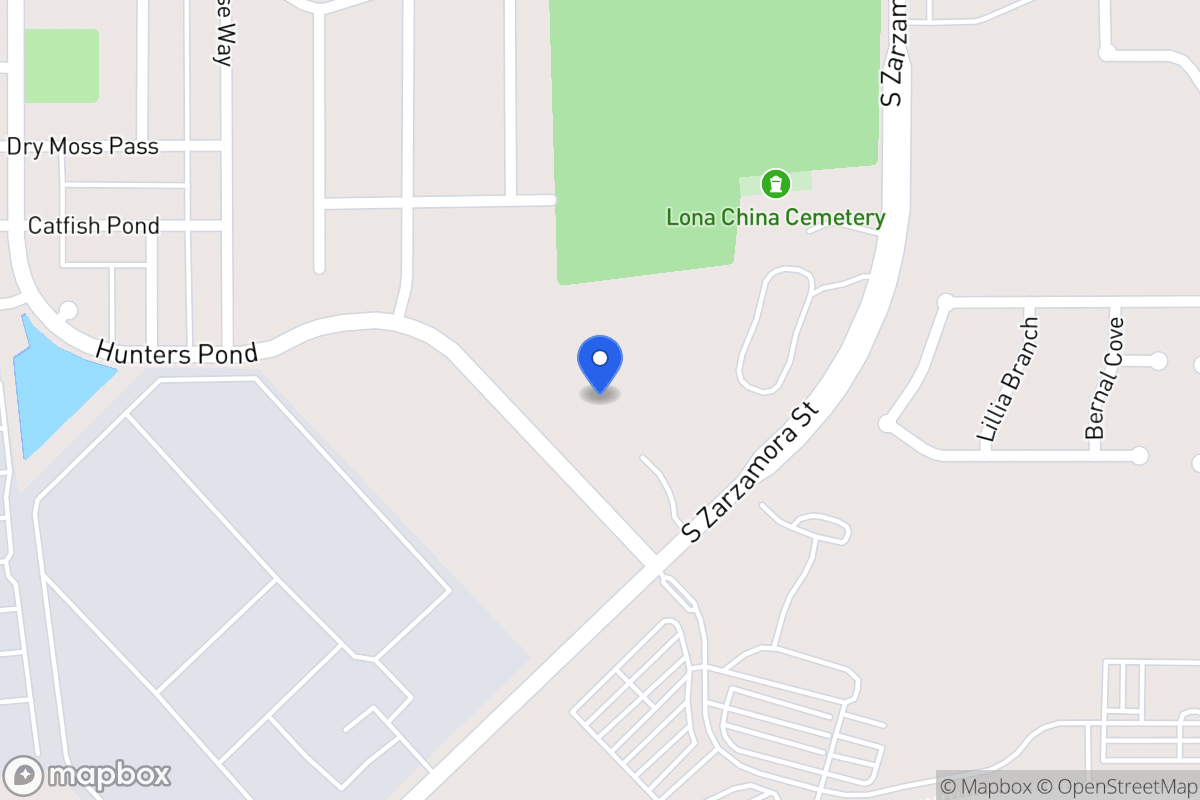 Map of 10925 S Zarzamora St