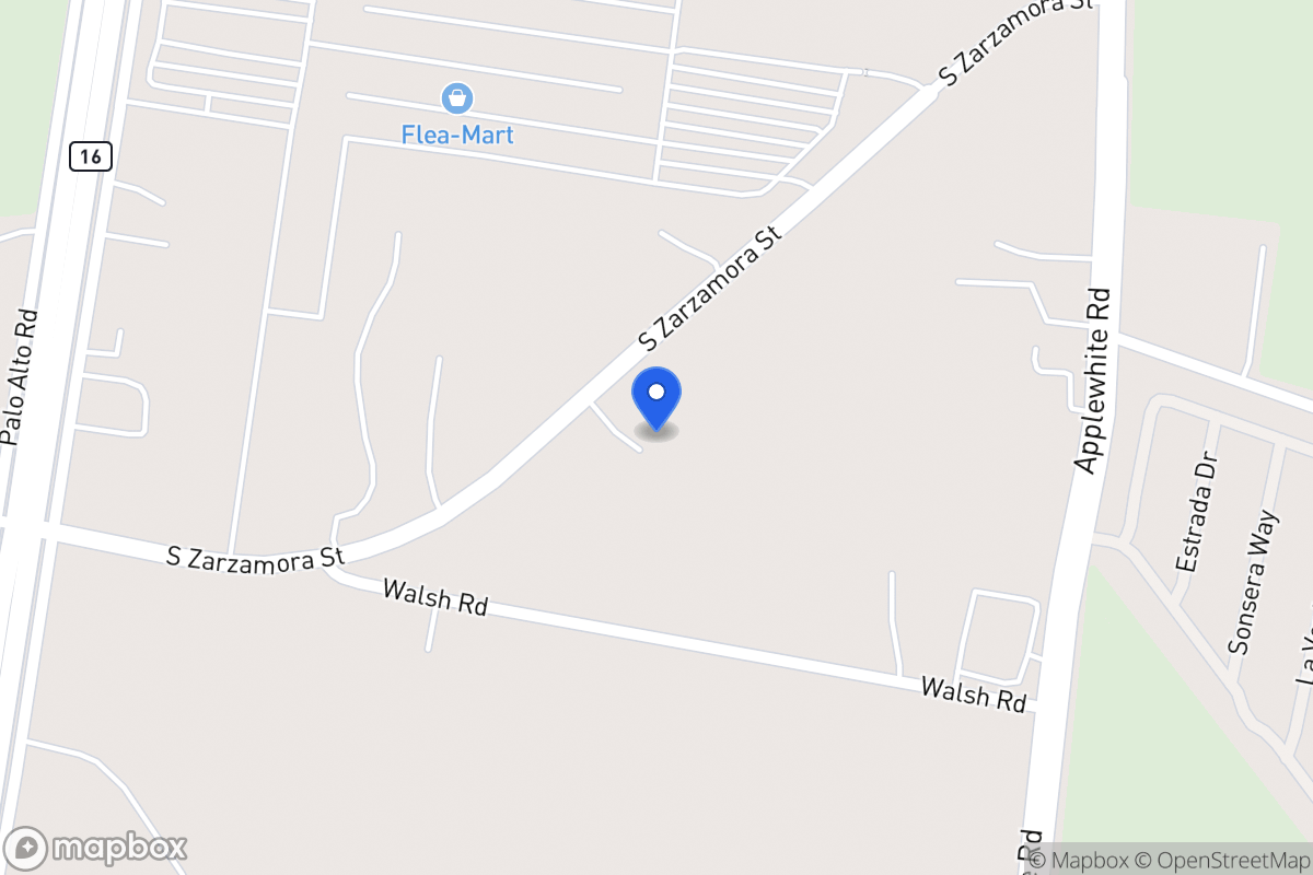 Map of 12820 S Zarzamora St