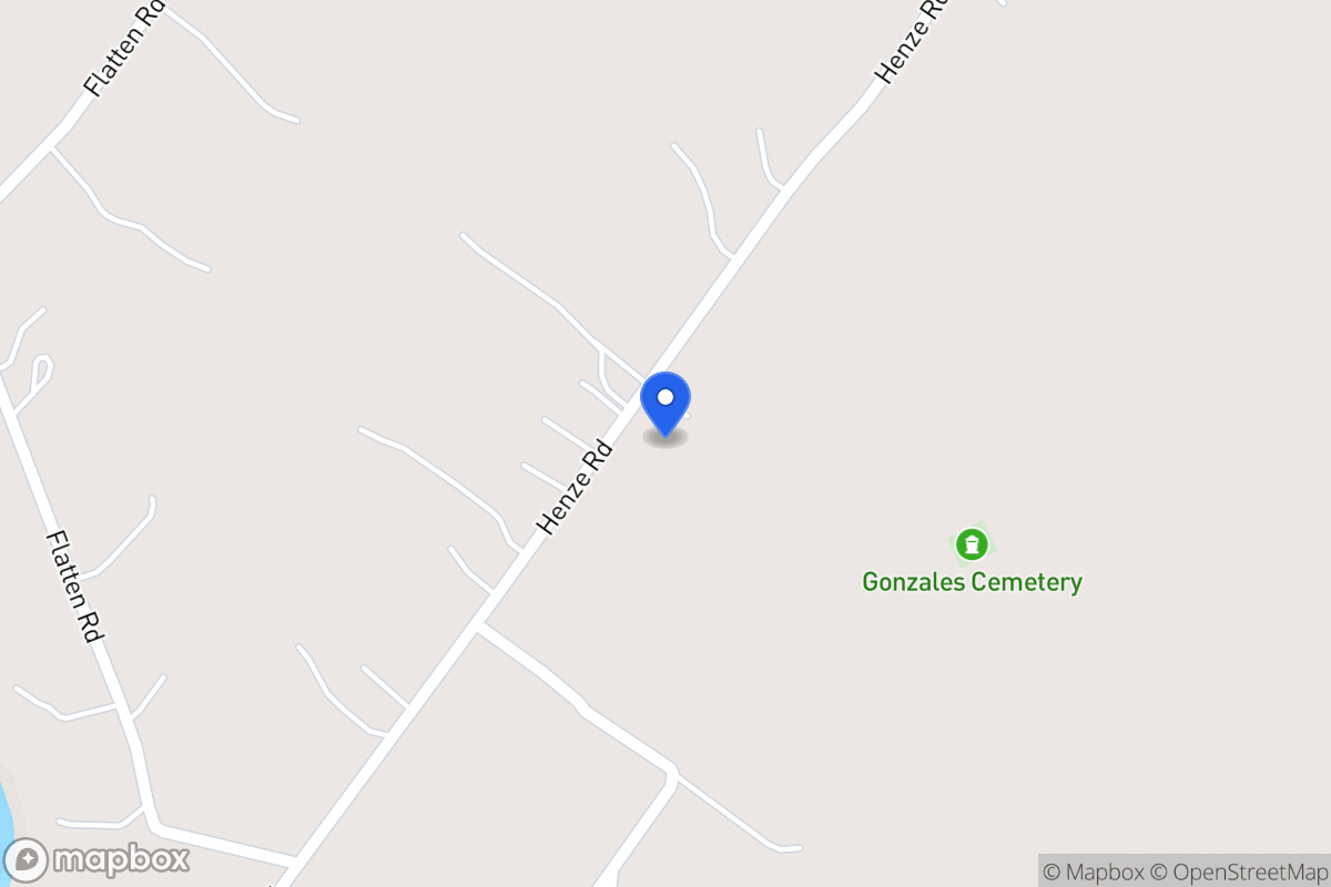 Map of Henze Rd
