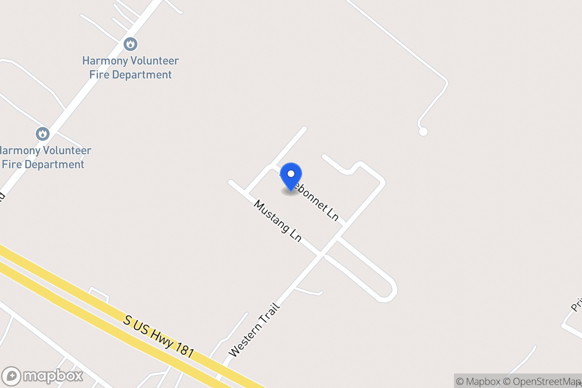 Map of 44  Bluebonnet Ln