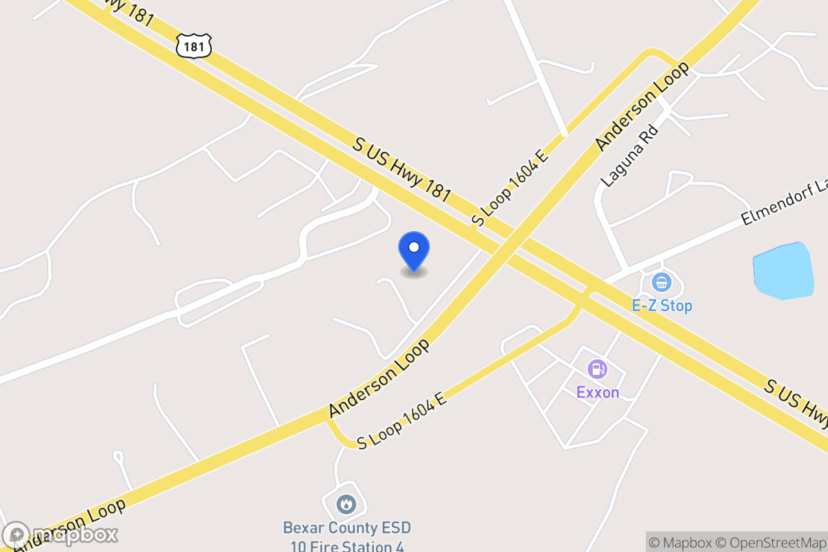 Map of 9291 E Loop 1604