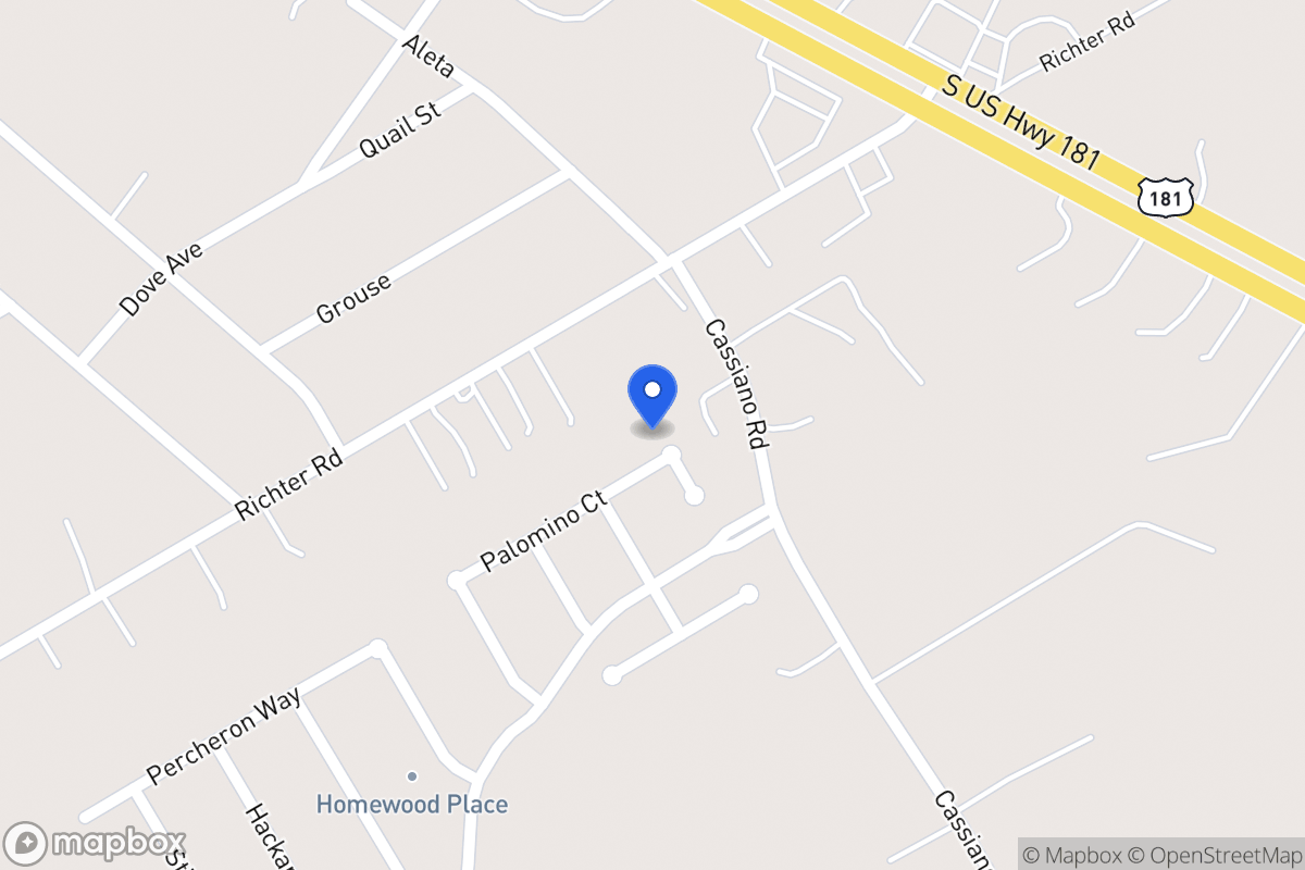 Map of 7735  Palomino Ct