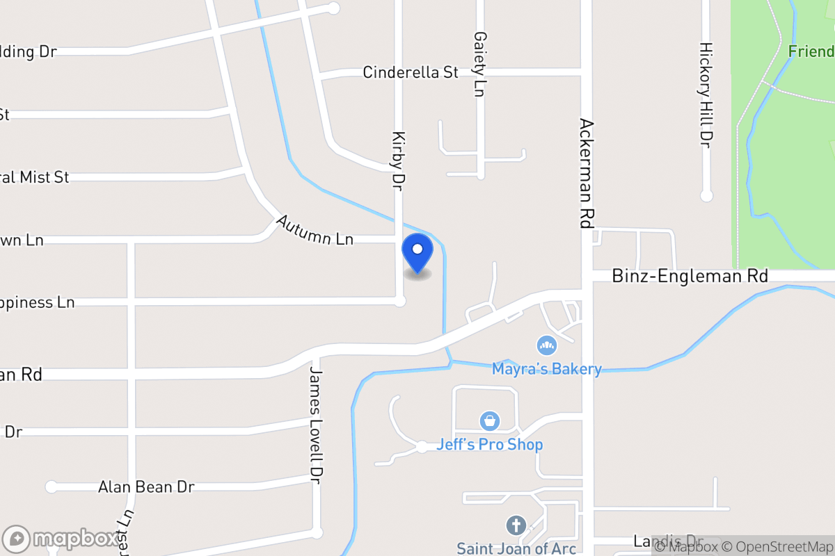 Map of 3210  Kirby Dr