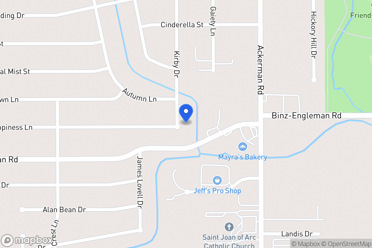 Map of 3206  Kirby Dr