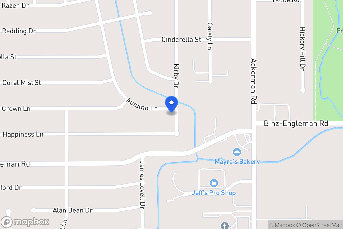 Map of 3203  Autumn Ln