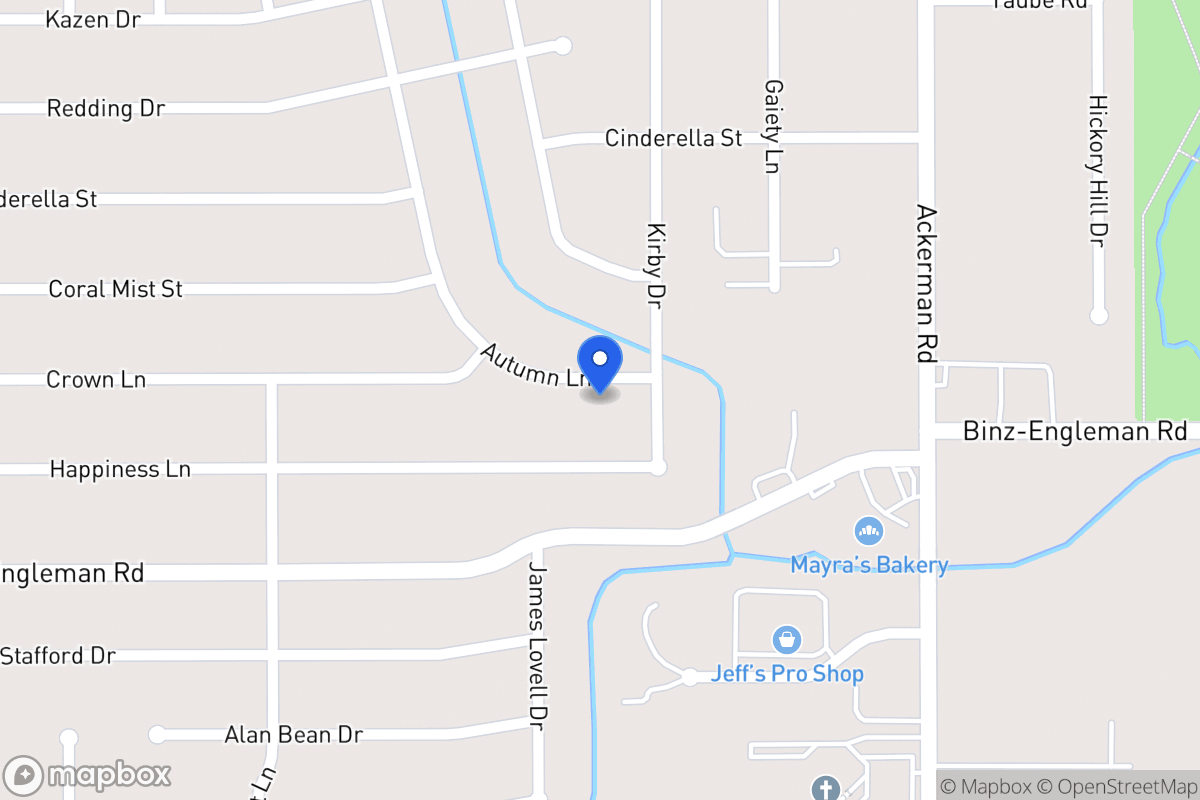 Map of 3211  Autumn Ln