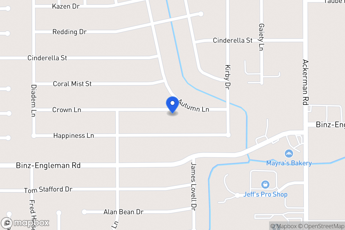 Map of 5258  Crown Ln