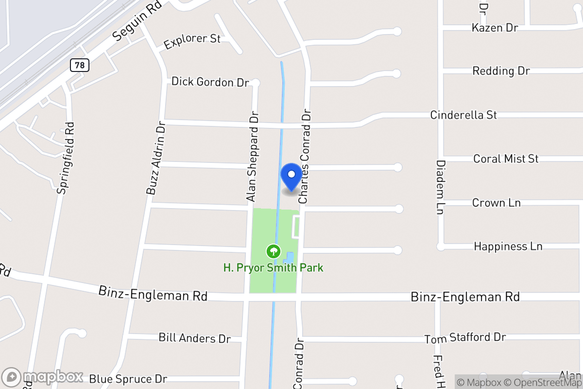 Map of 3307  Charles Conrad Dr