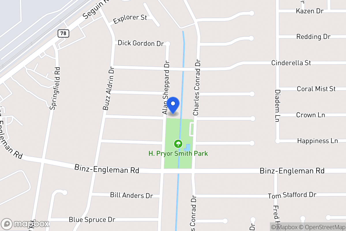 Map of 3303  Alan Shepard Dr