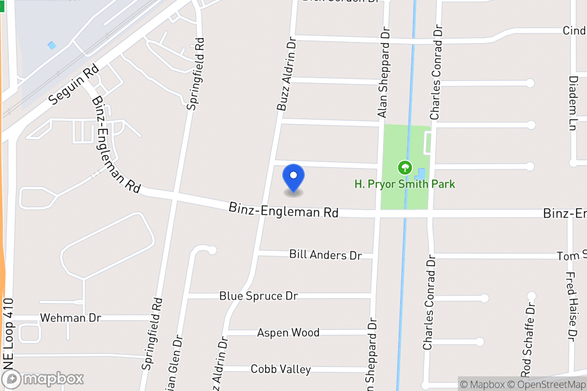Map of 4811  Binz Engleman Rd