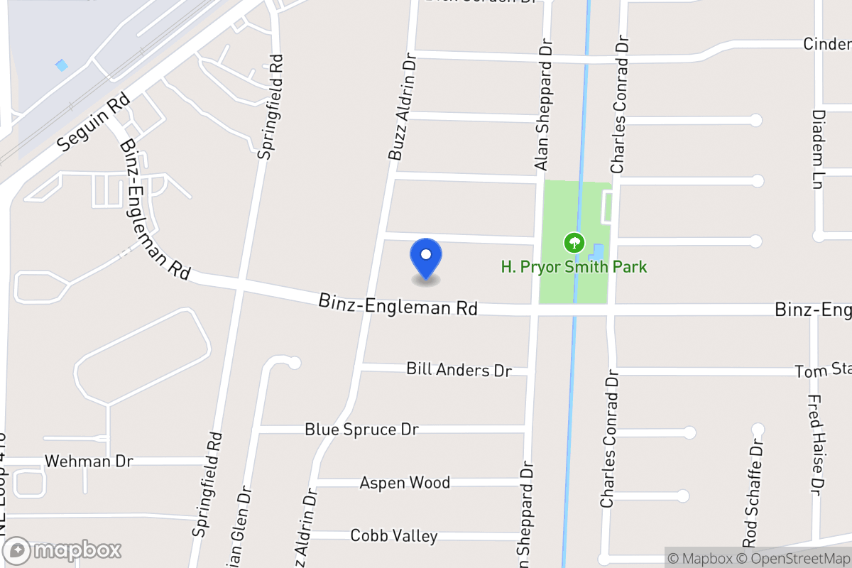 Map of 4815  Binz Engleman Rd