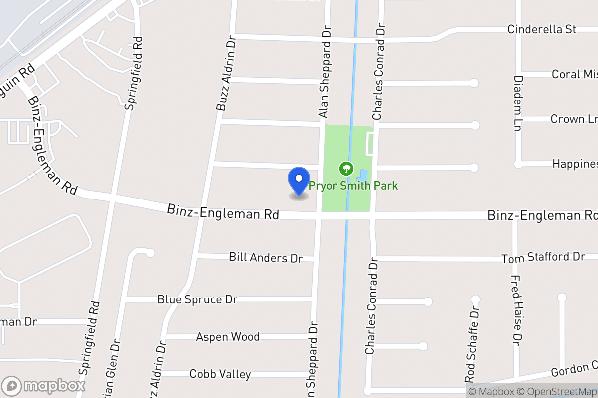 Map of 4839  Binz Engleman Rd