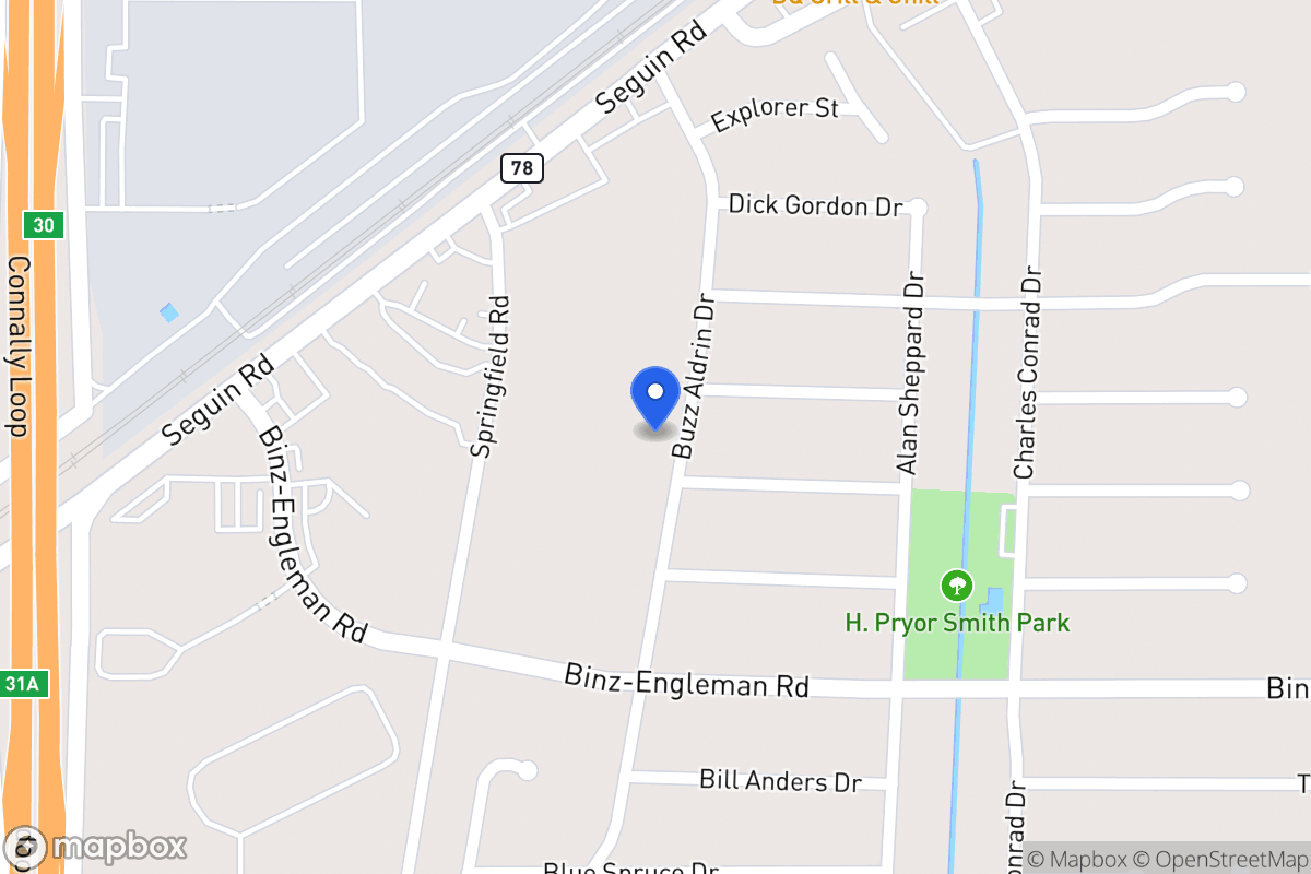 Map of 3306  Buzz Aldrin Dr