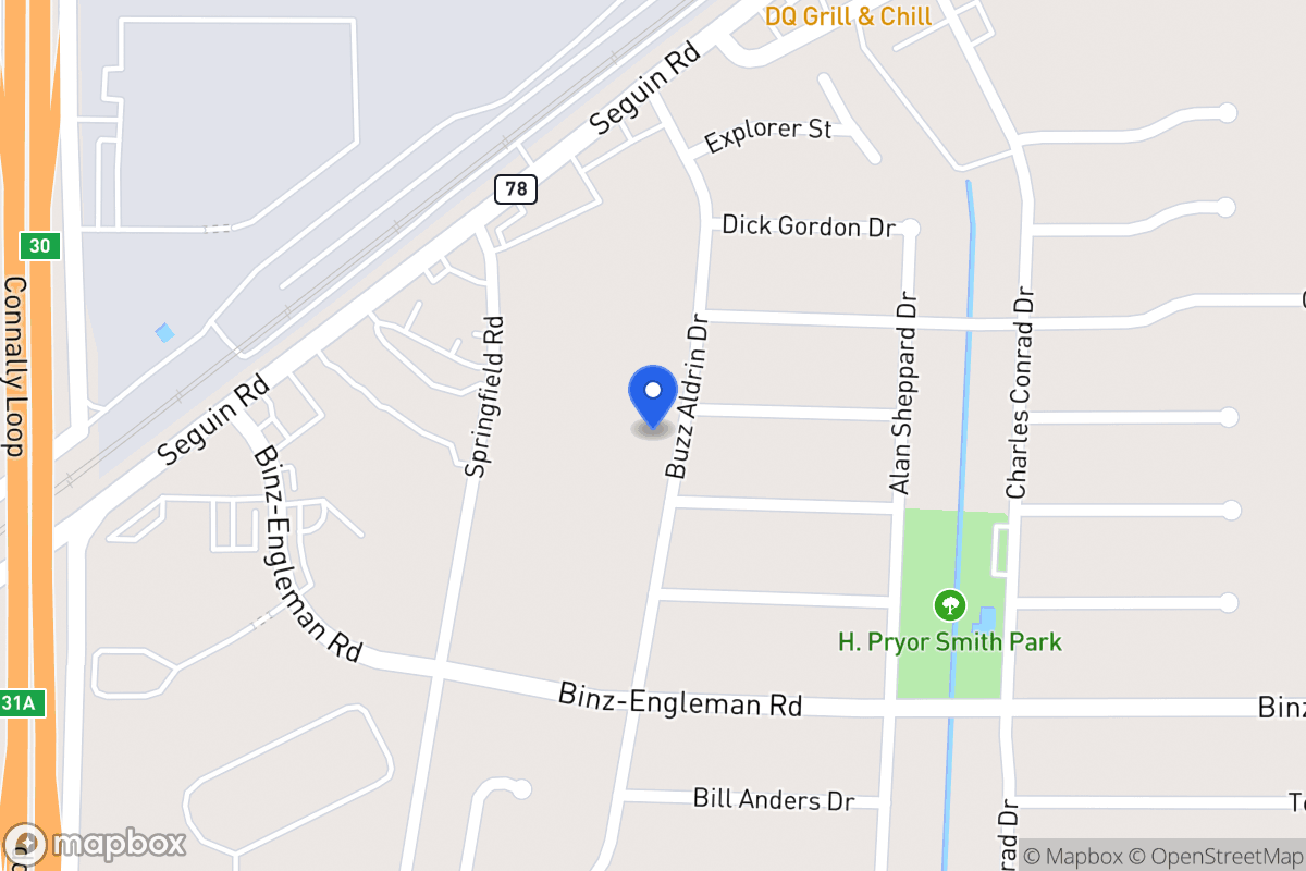 Map of 3310  Buzz Aldrin Dr