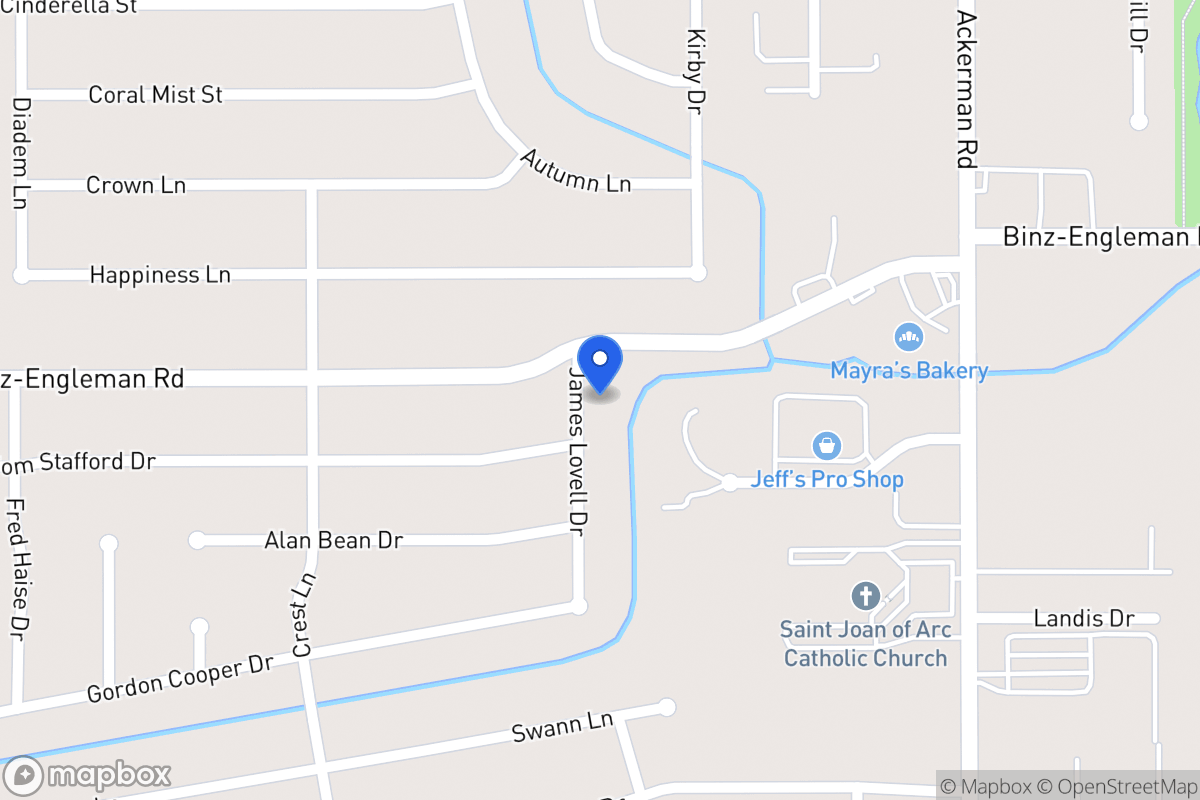 Map of 3042  James Lovell Dr