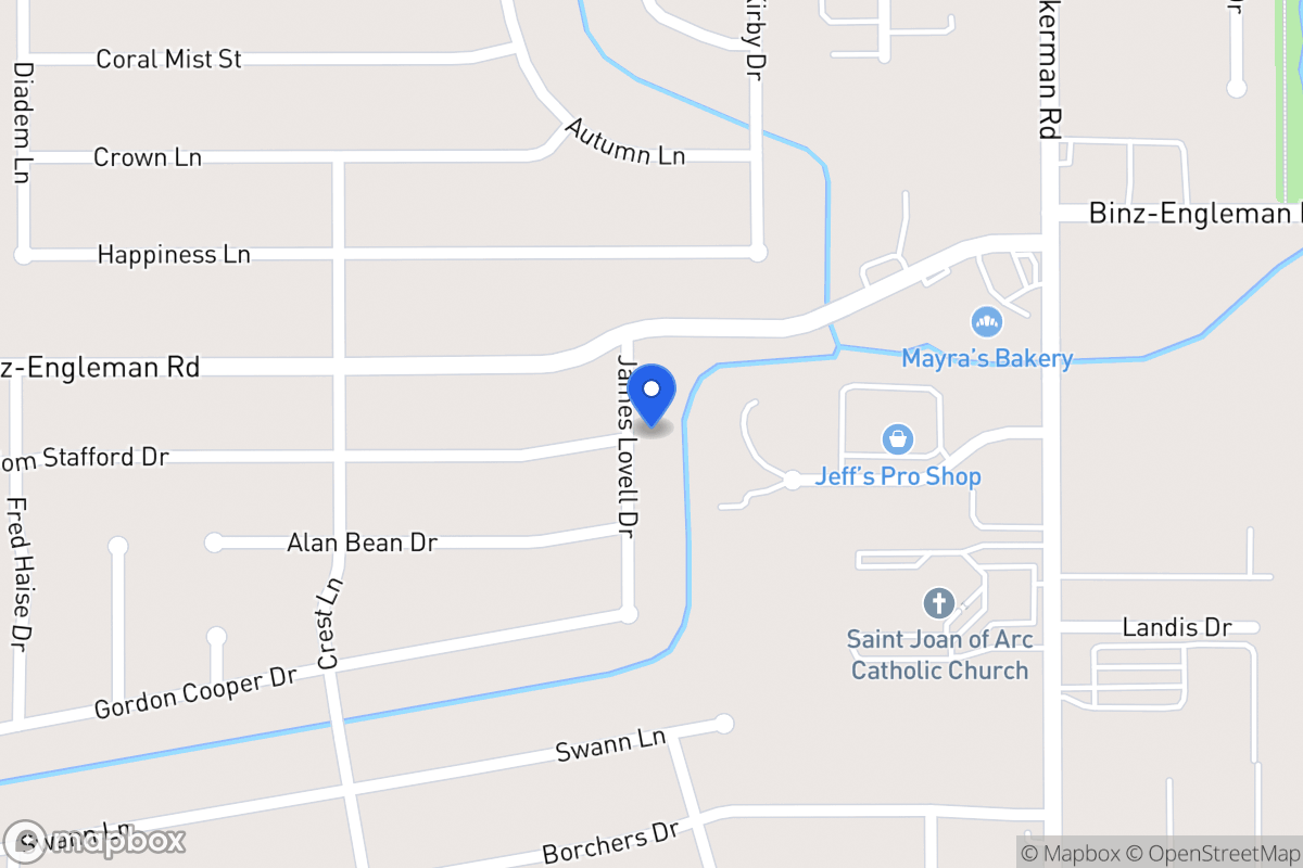 Map of 3034  James Lovell Dr