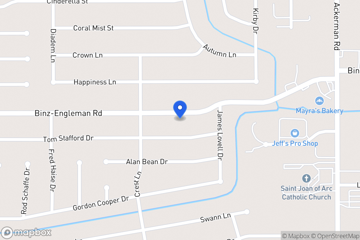 Map of 5326  Binz Engleman Rd
