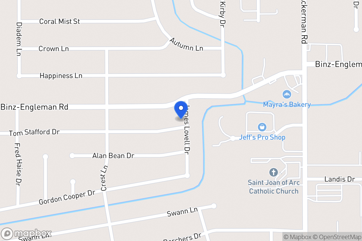 Map of 5247  Tom Stafford Dr