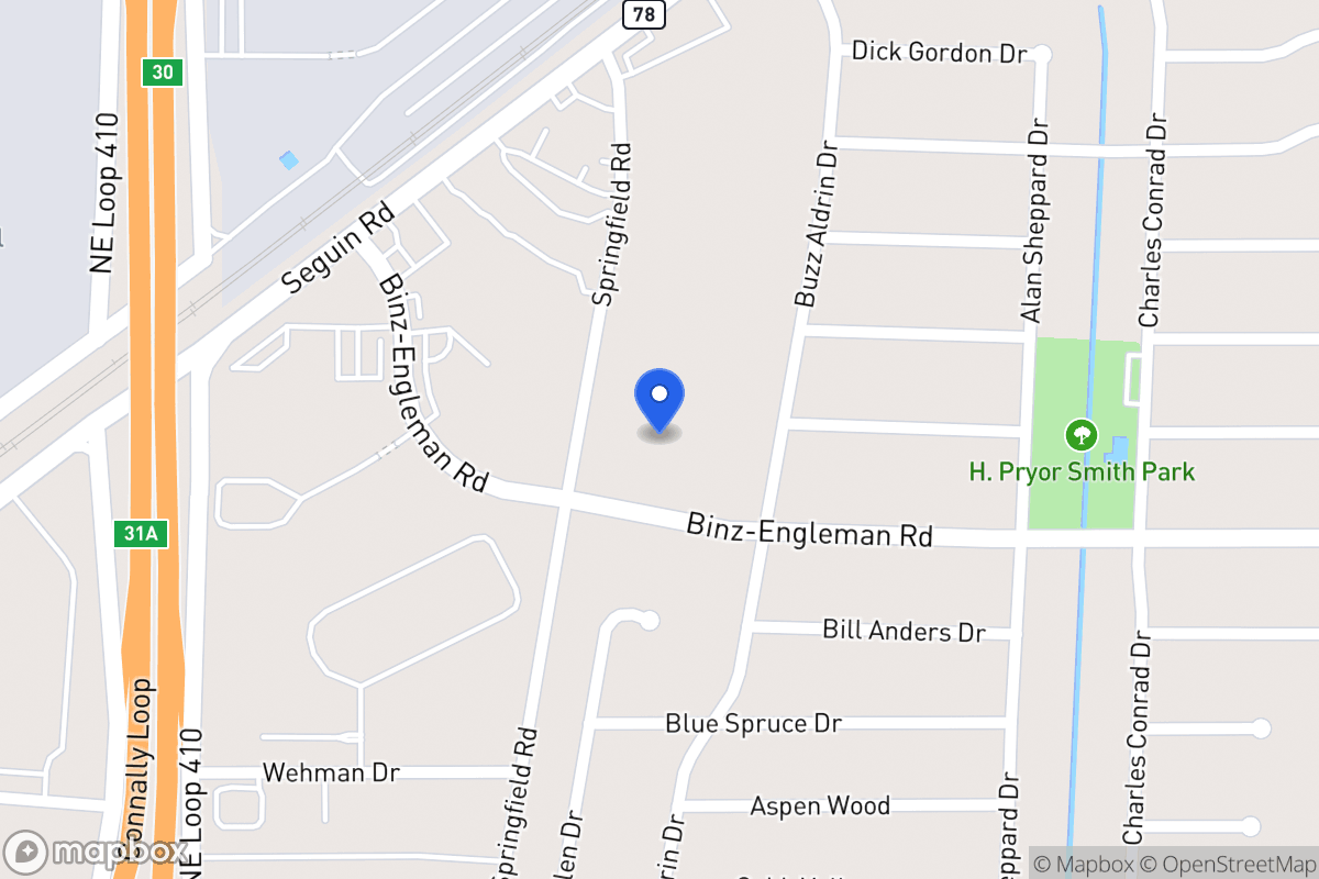 Map of Springfield Rd