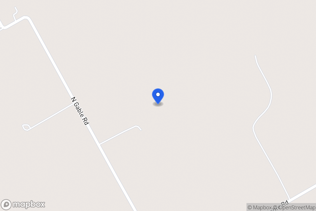 Map of 1020 N Gable Rd