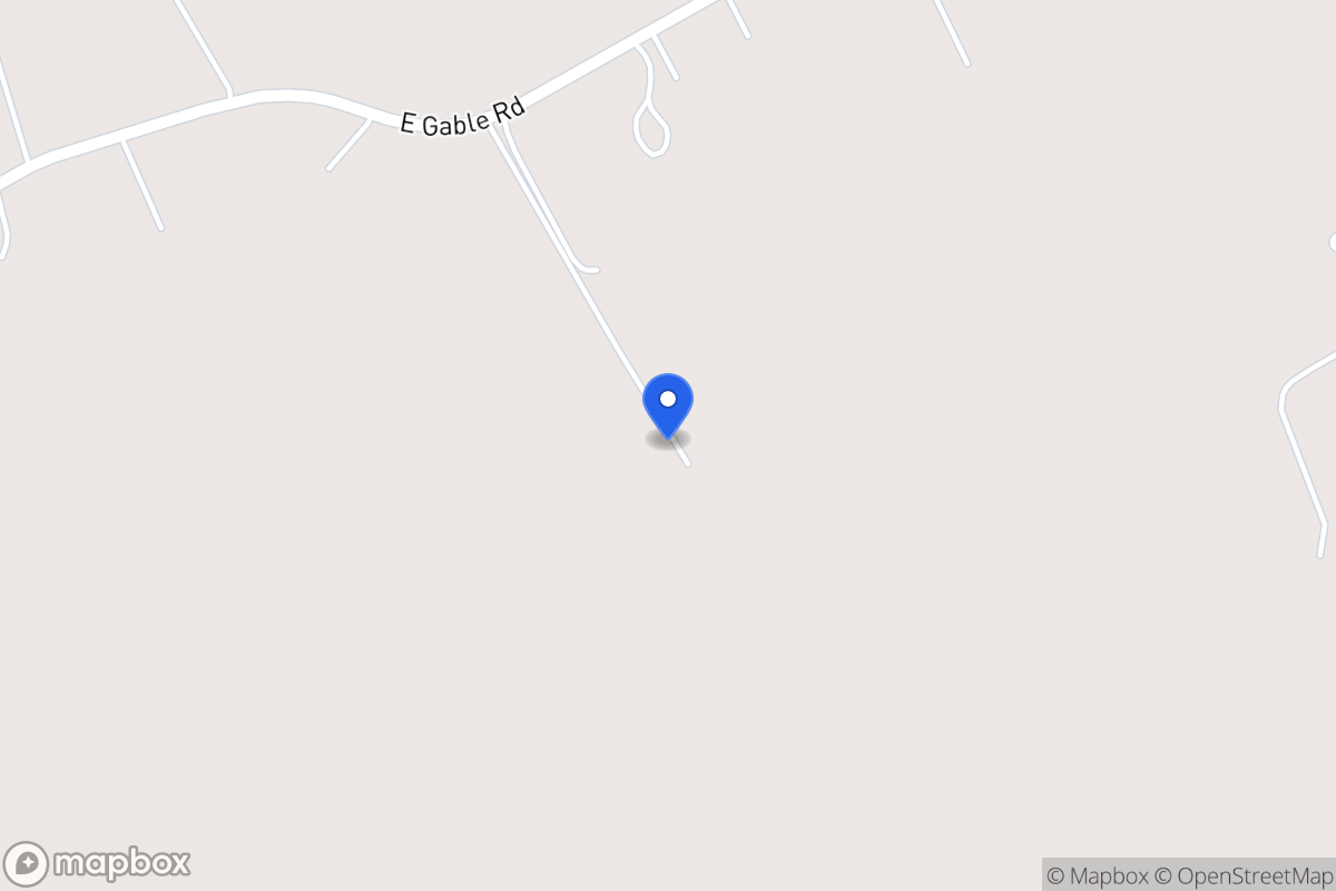 Map of 15950 E Gable Rd