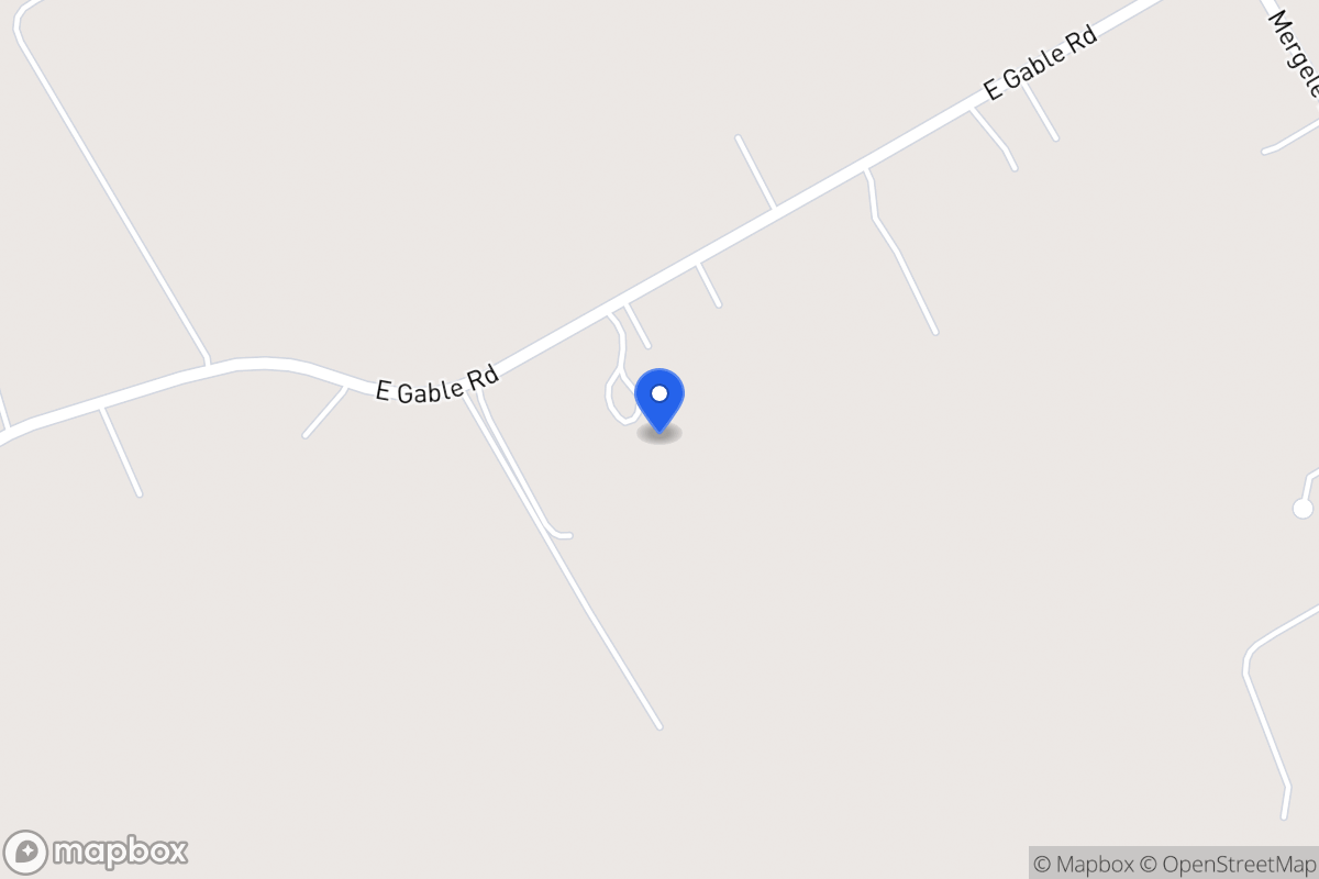 Map of 15990 E Gable Rd