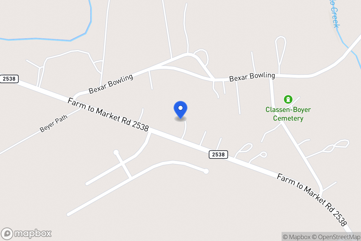 Map of 5830  Fm 2538