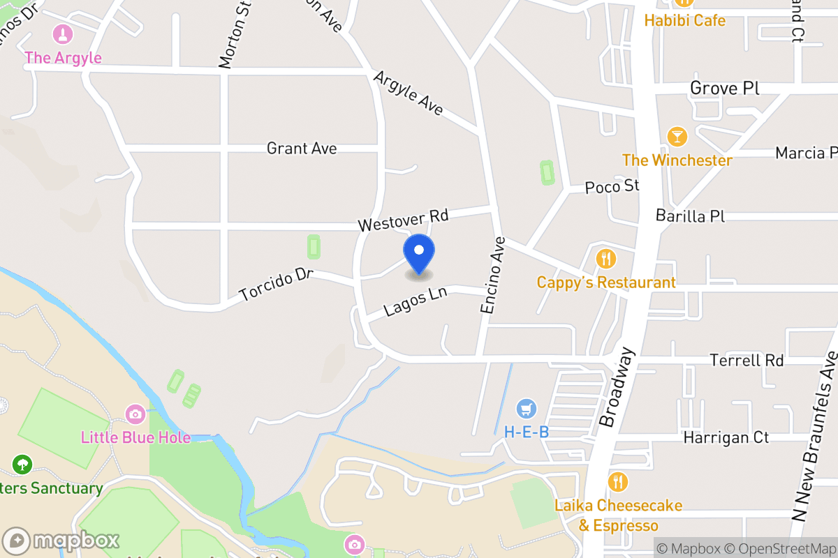 Map of 125  Lagos Ave