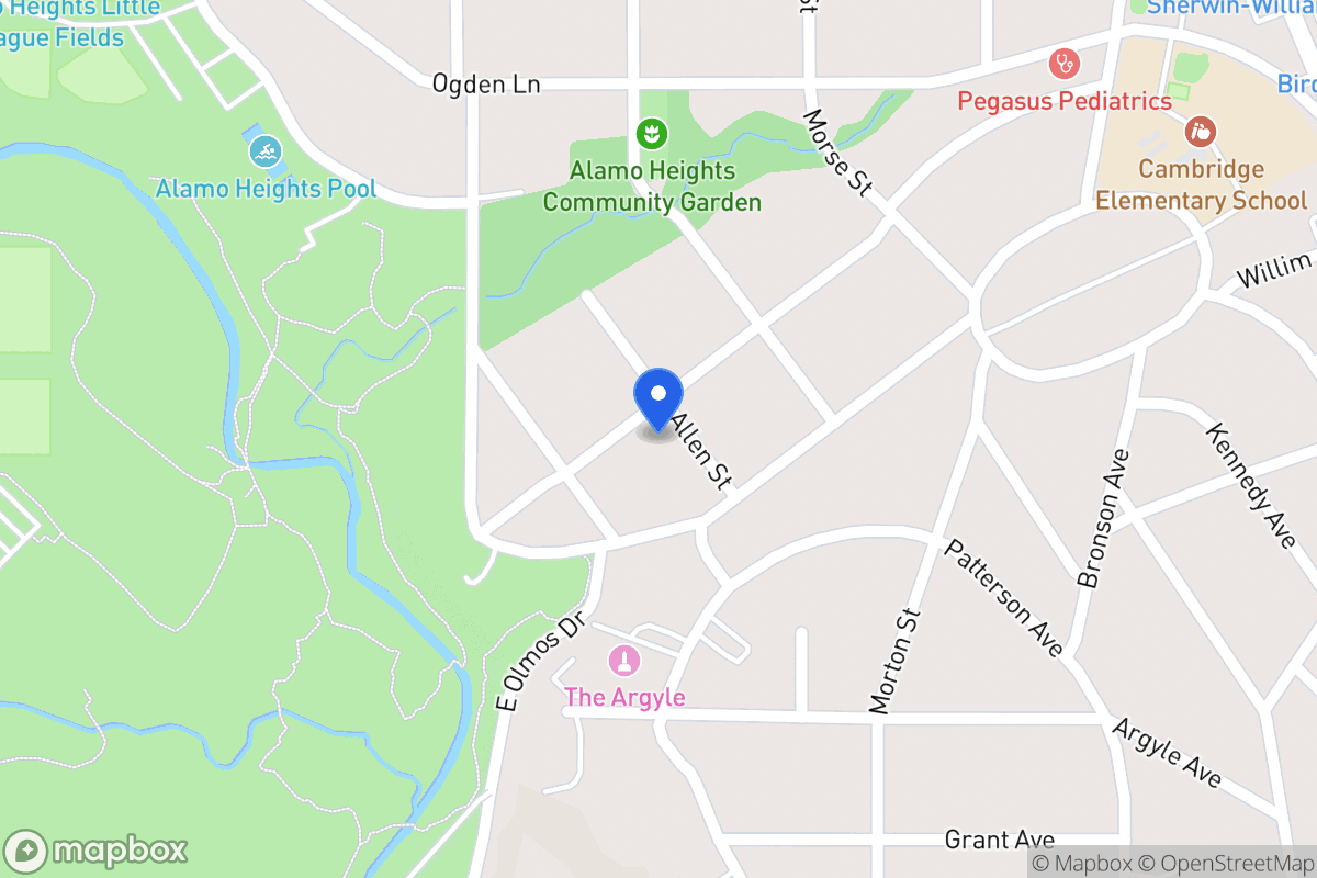 Map of 402  Harrison Ave