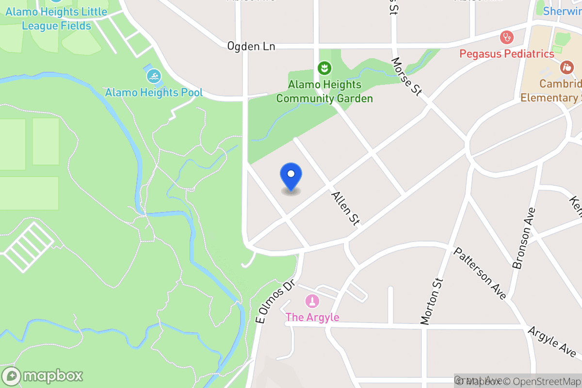 Map of 415  Harrison Ave