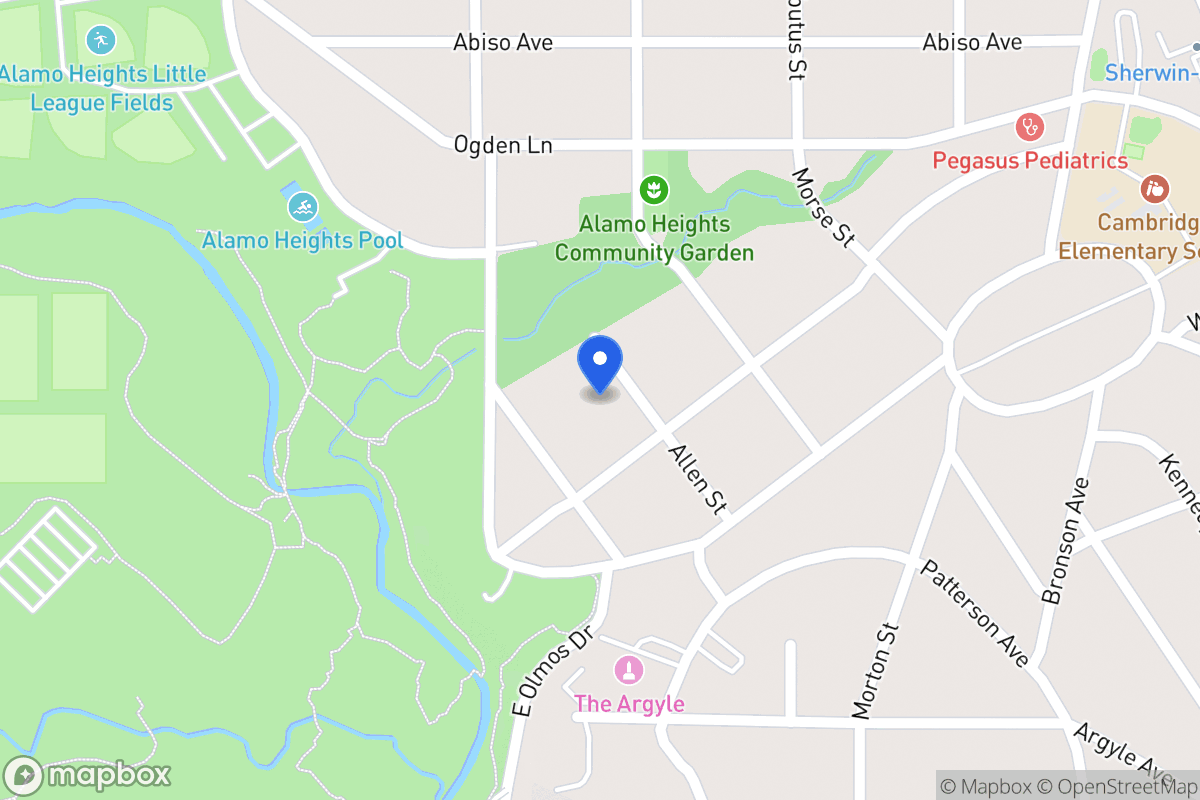 Map of 213  Allen St