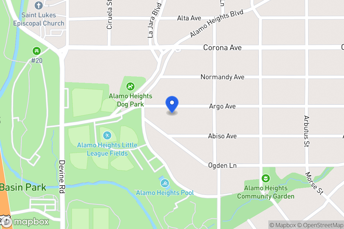 Map of 540  Argo Ave
