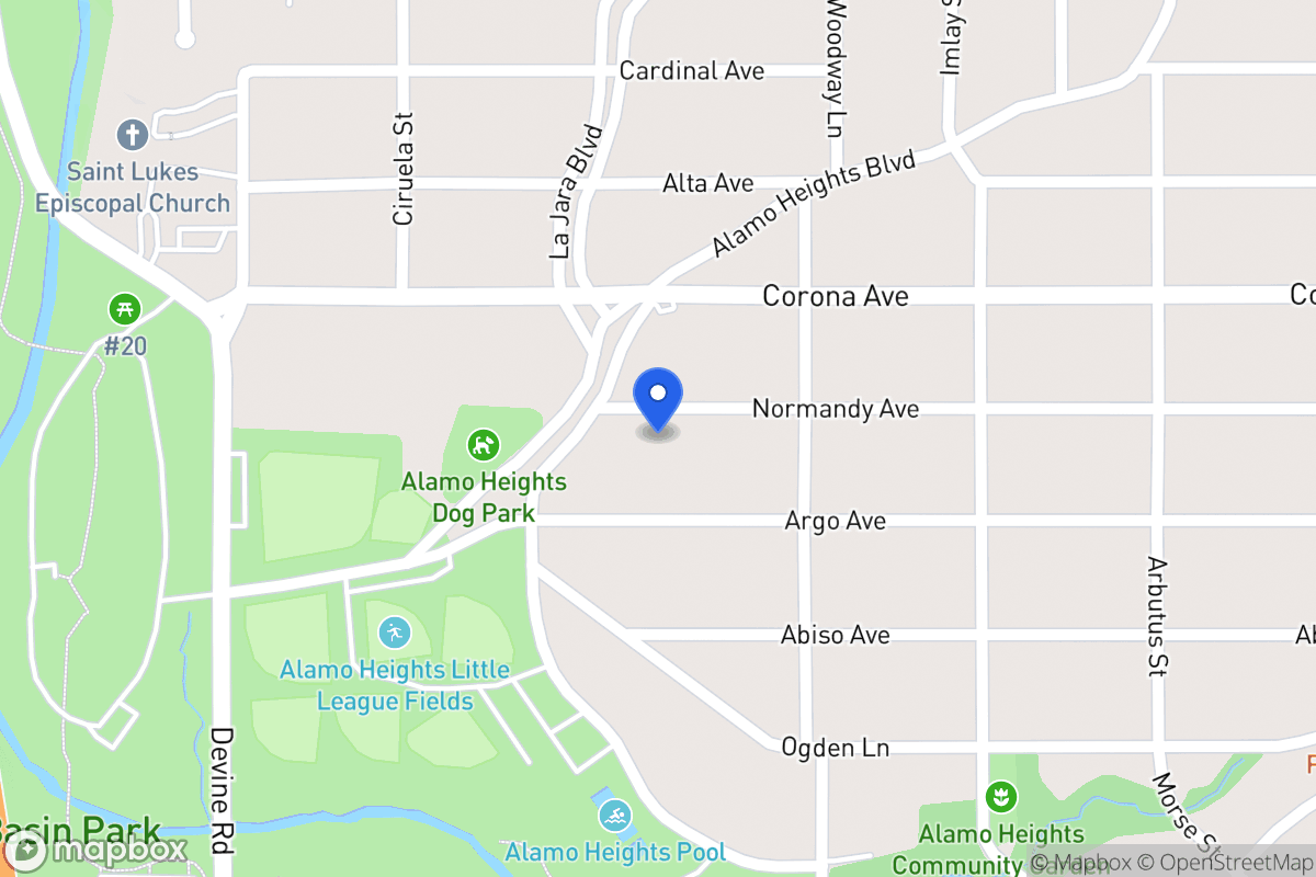 Map of 534  Normandy Ave