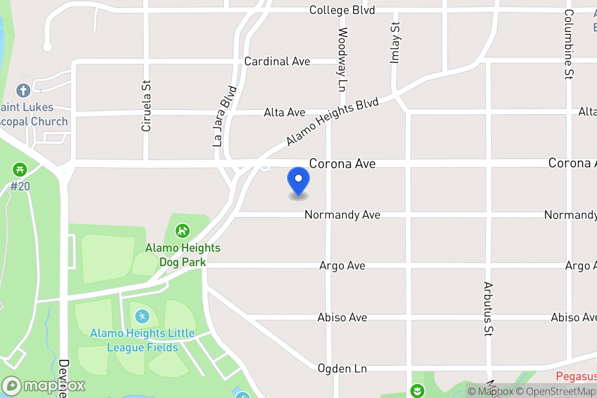 Map of 515  Normandy Ave