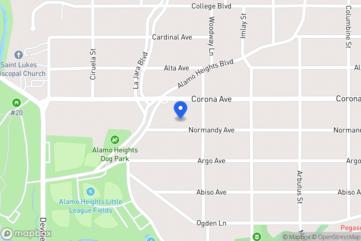 Map of 517  Normandy Ave