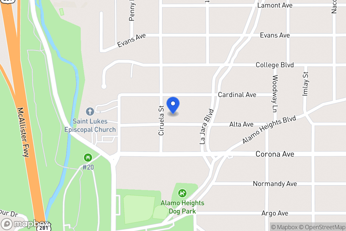 Map of 625  Alta Ave