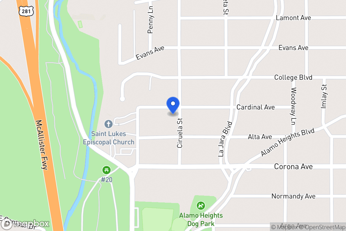 Map of 302  Cardinal Ave