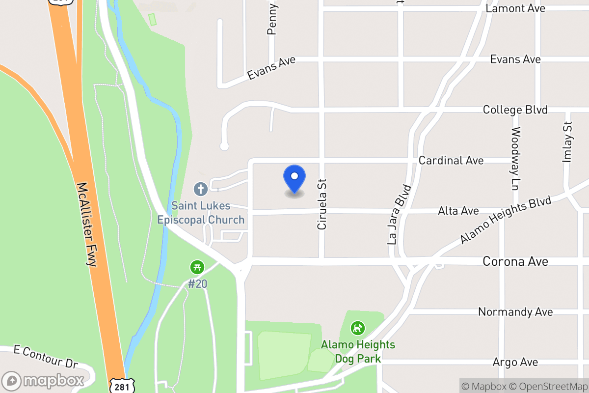 Map of 709  Alta Ave