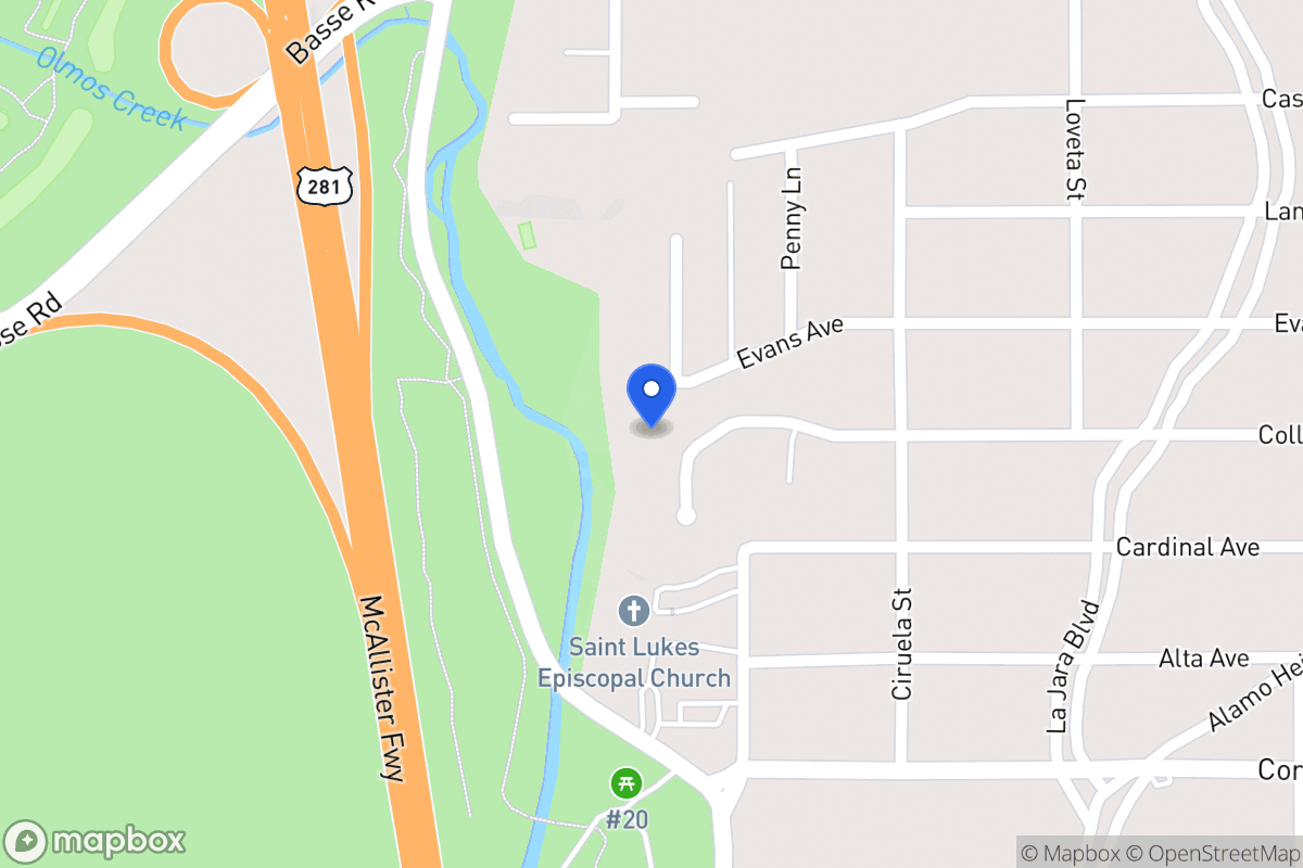 Map of 829  College Blvd