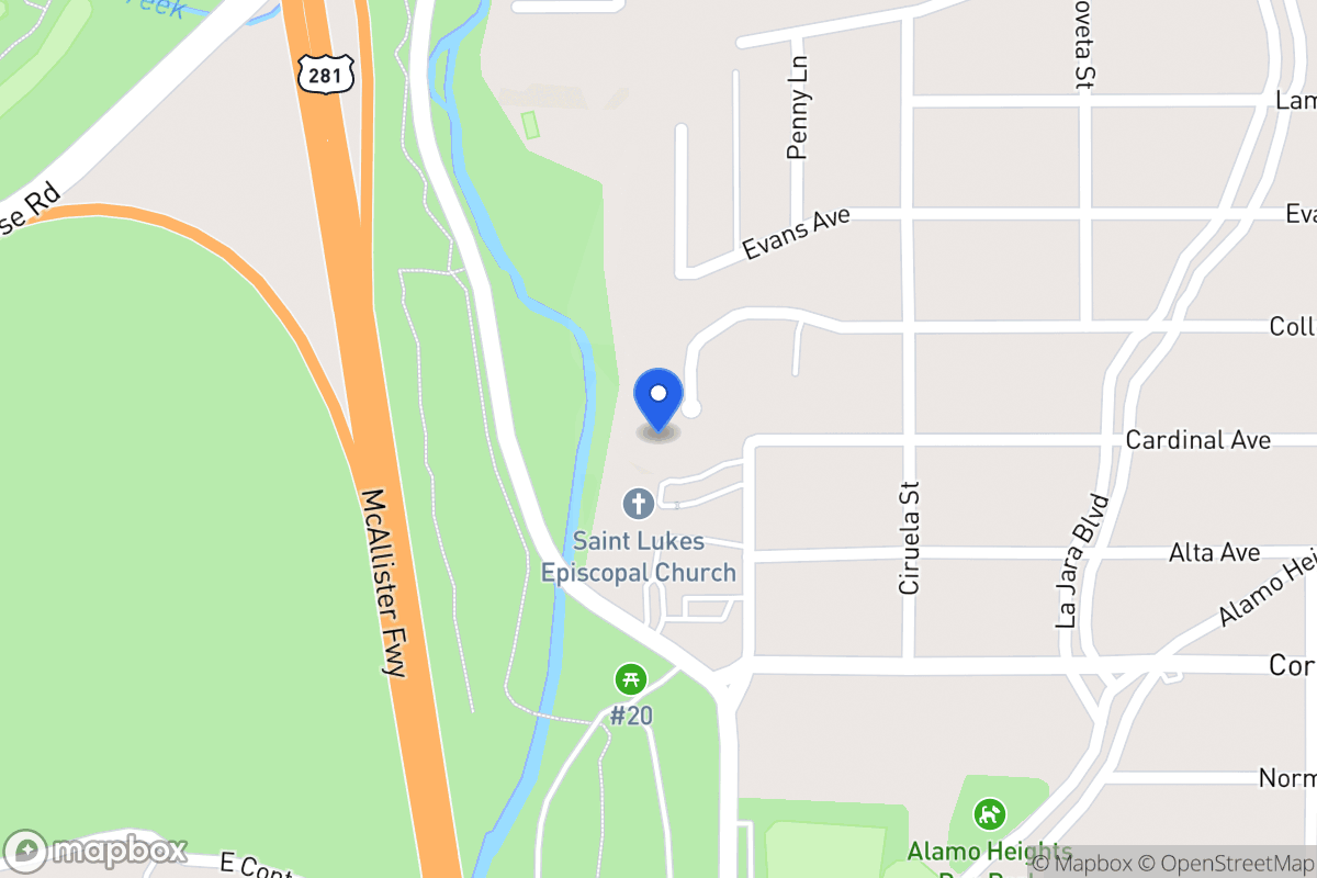 Map of 841  College Blvd