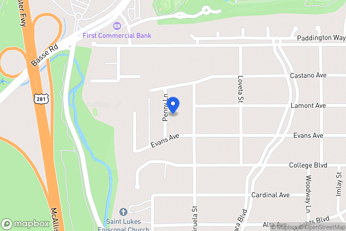 Map of 6  Penny Ln