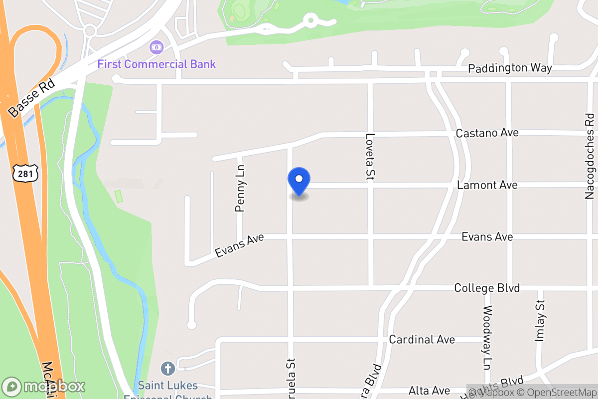 Map of 636  Lamont Ave
