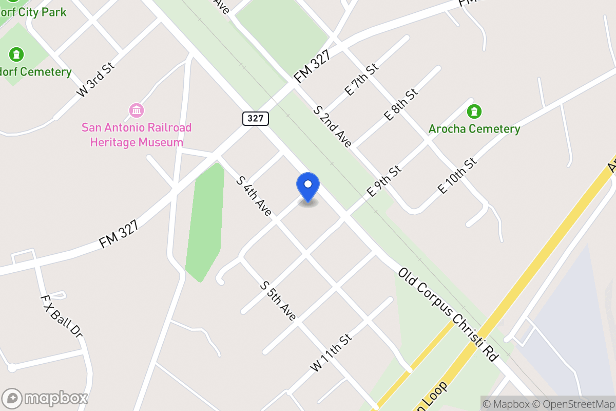 Map of 17205  Old Corpus Christi Hwy