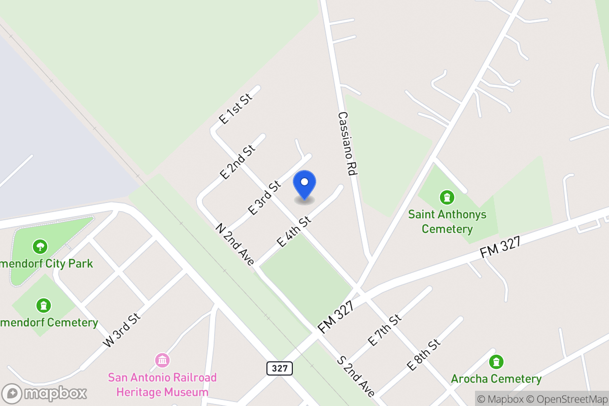 Map of E 4th St